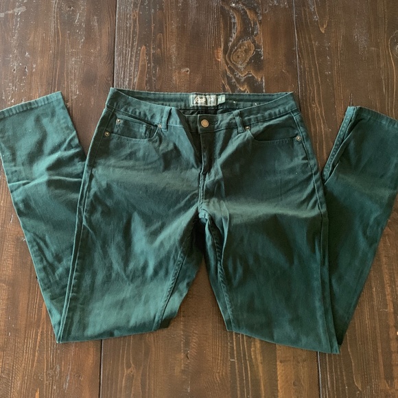 ROOTS ● Dark Green Pants - Picture 1 of 2